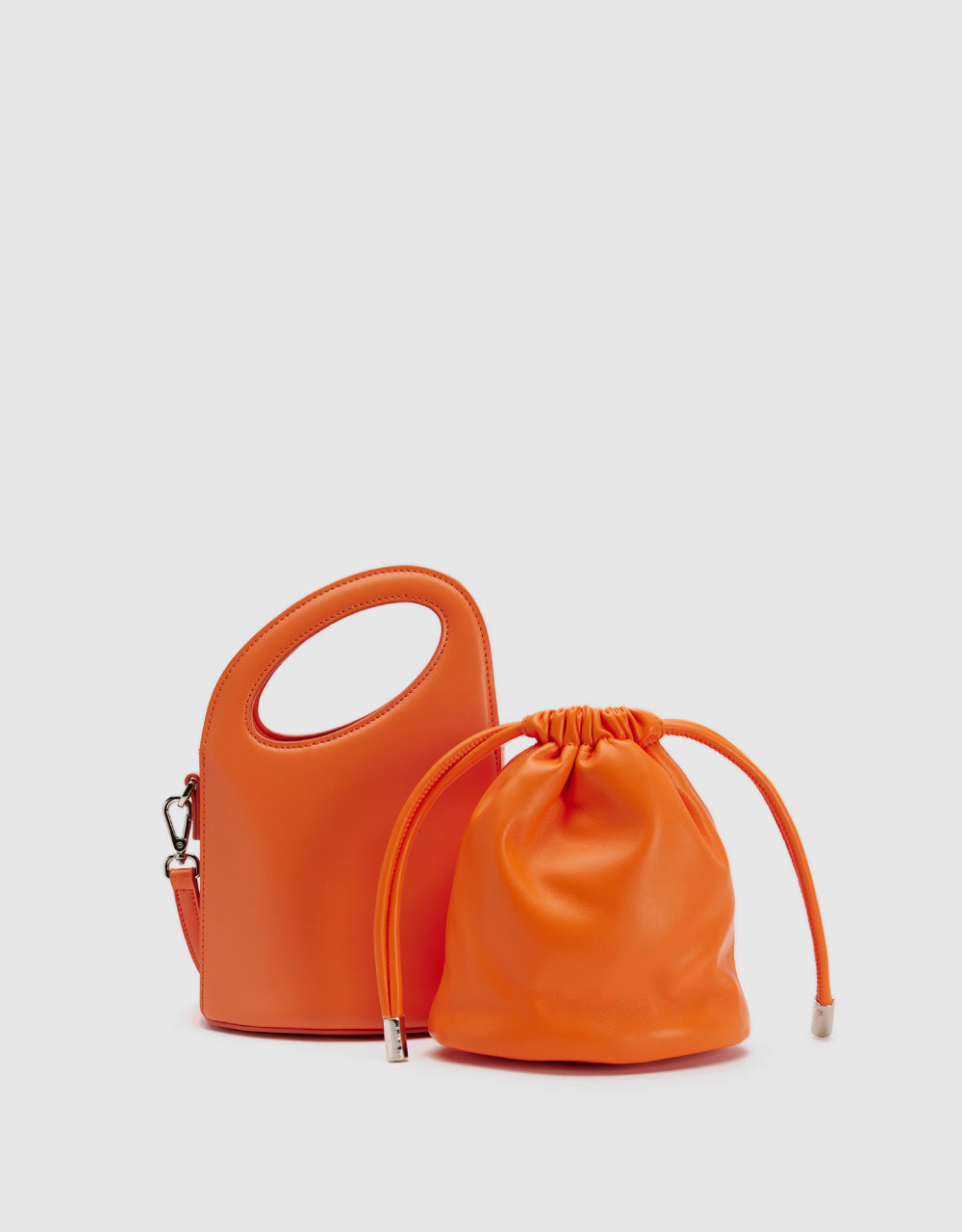 2 In 1 Vegan Leather Shoulder Bag