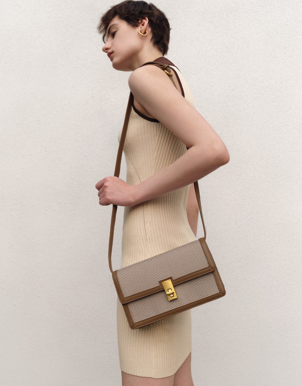 Braided Crossbody Bag