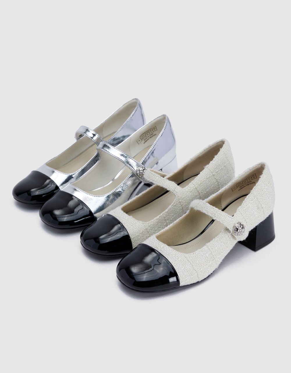 Mary Jane Heeled Pumps