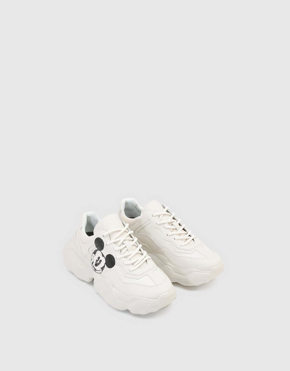Mickey Mouse Print Sneakers