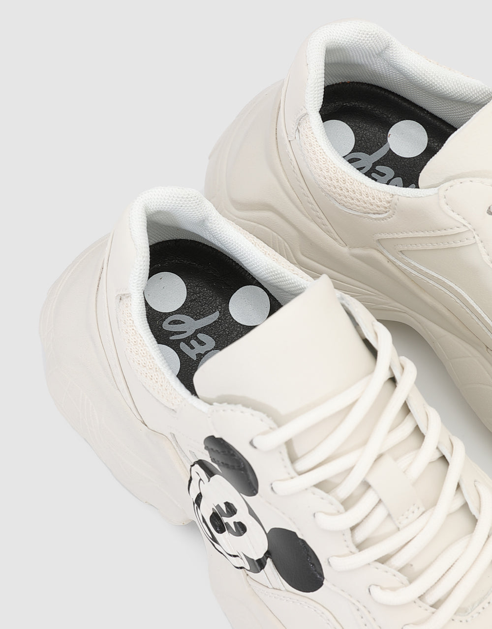 Mickey Mouse Print Sneakers