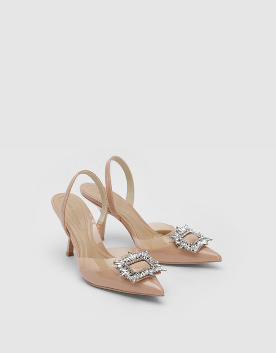 Buckled Décor Slingbacks