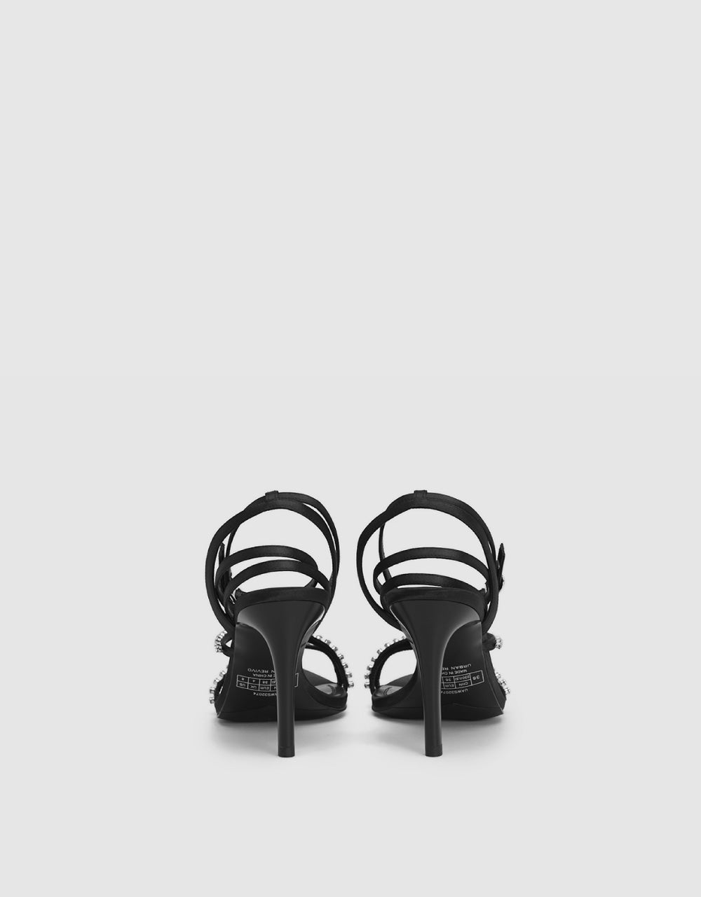 Faux Dimonds Décor Stiletto Heeled Sandals