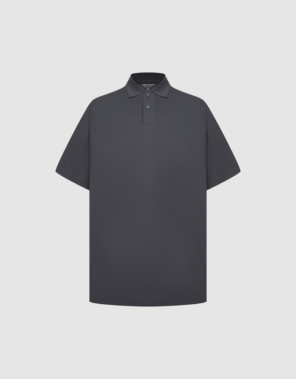 Drop Shoulder Polo Shirt