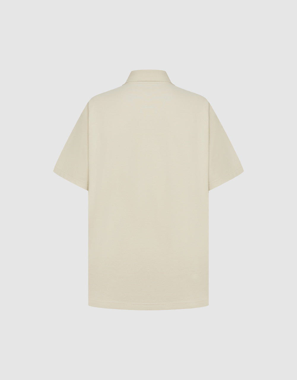 Drop Shoulder Polo Shirt