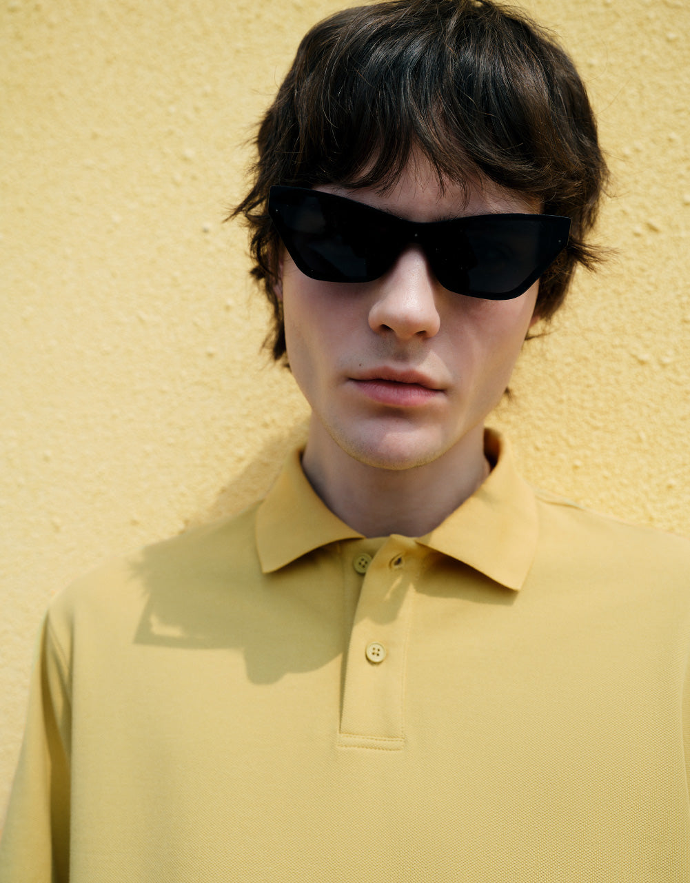Drop Shoulder Polo Shirt