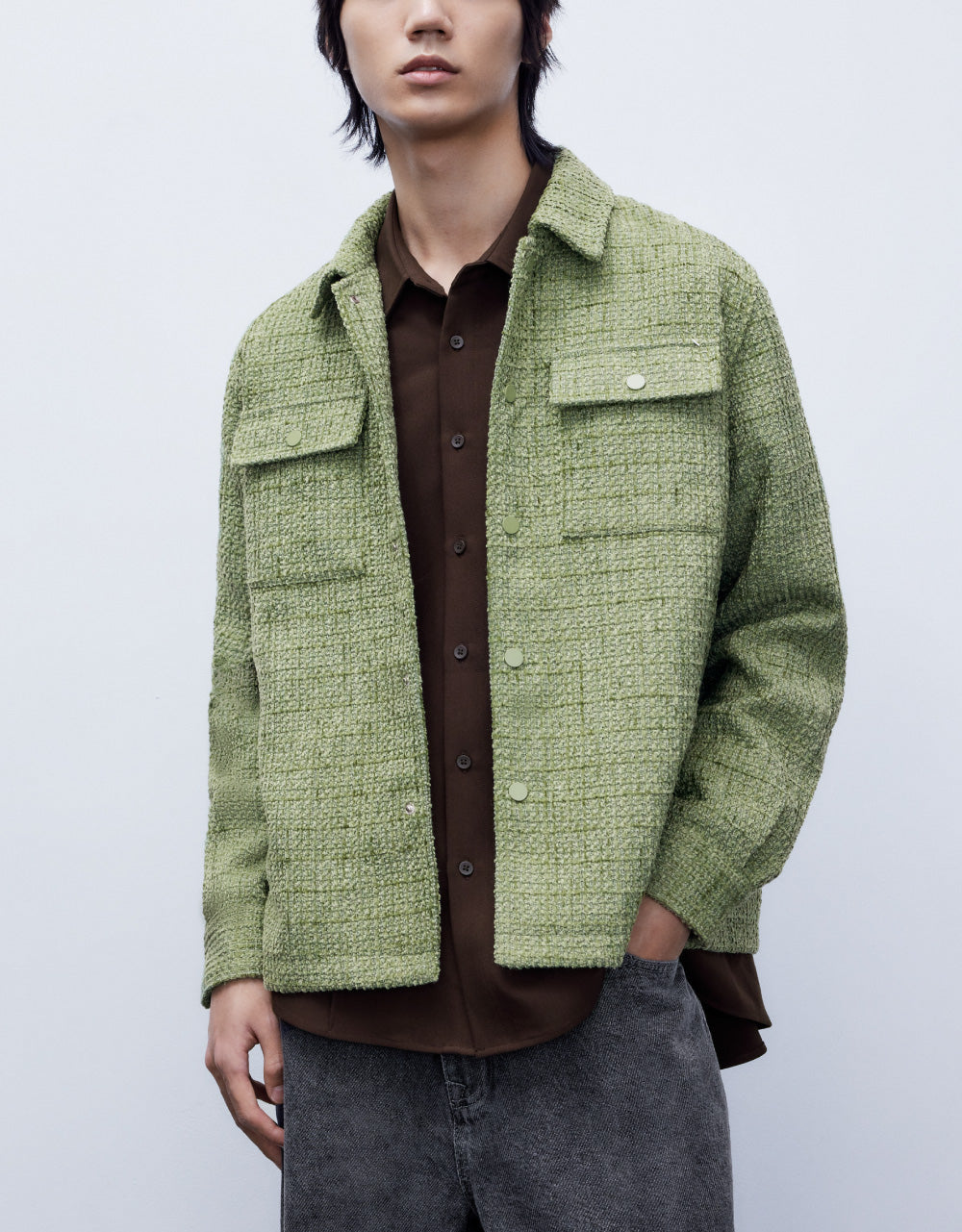 Wool Double Pockets Jacket