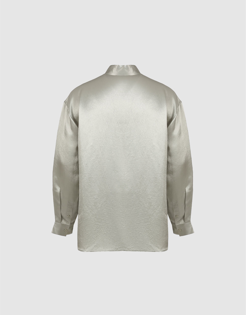 Silk Effect Oversized Shirt
