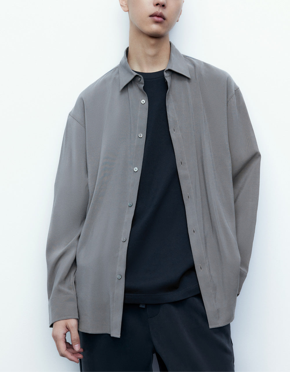 Button Up Loose Shirt