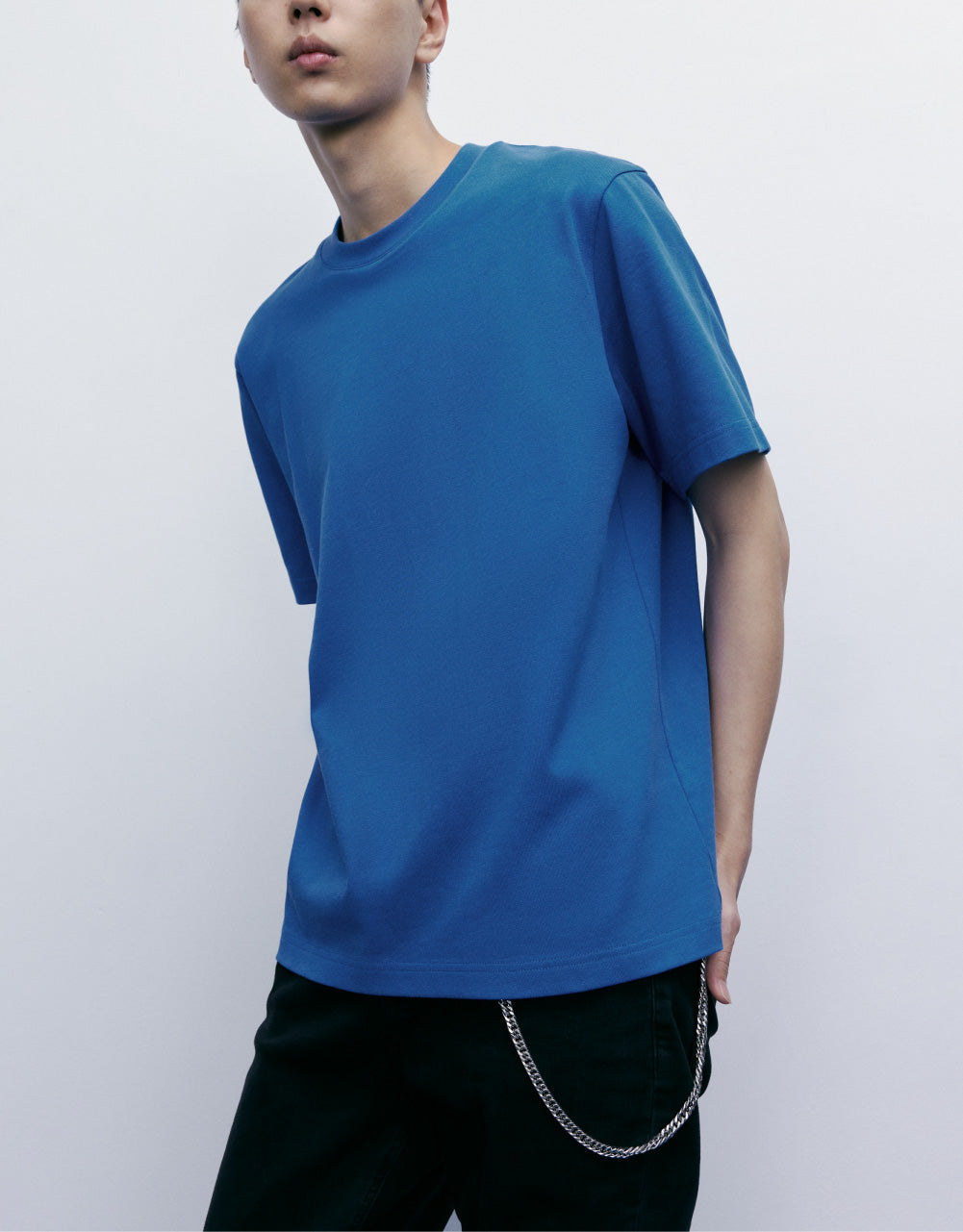Contrast Neck T-Shirt