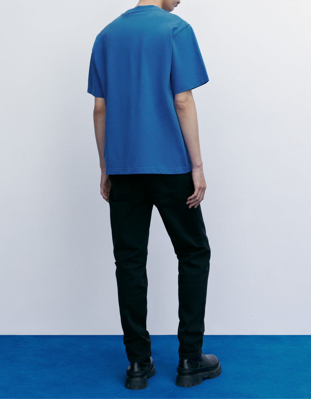 Contrast Neck T-Shirt