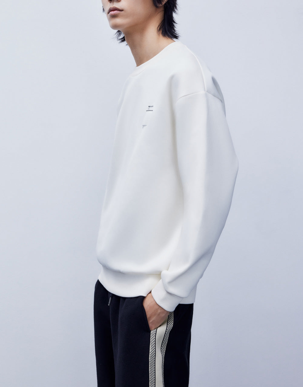 3D Cube Detail Sweatshirt