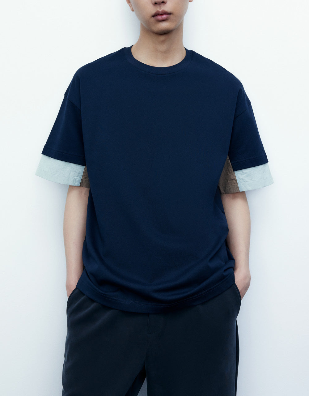 Colorblock Crew Neck T-Shirt