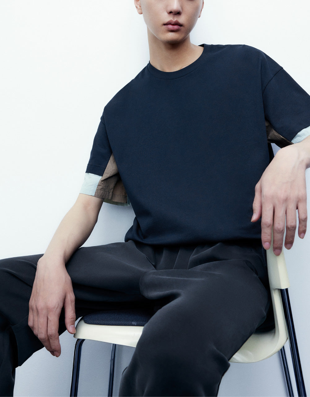 Colorblock Crew Neck T-Shirt