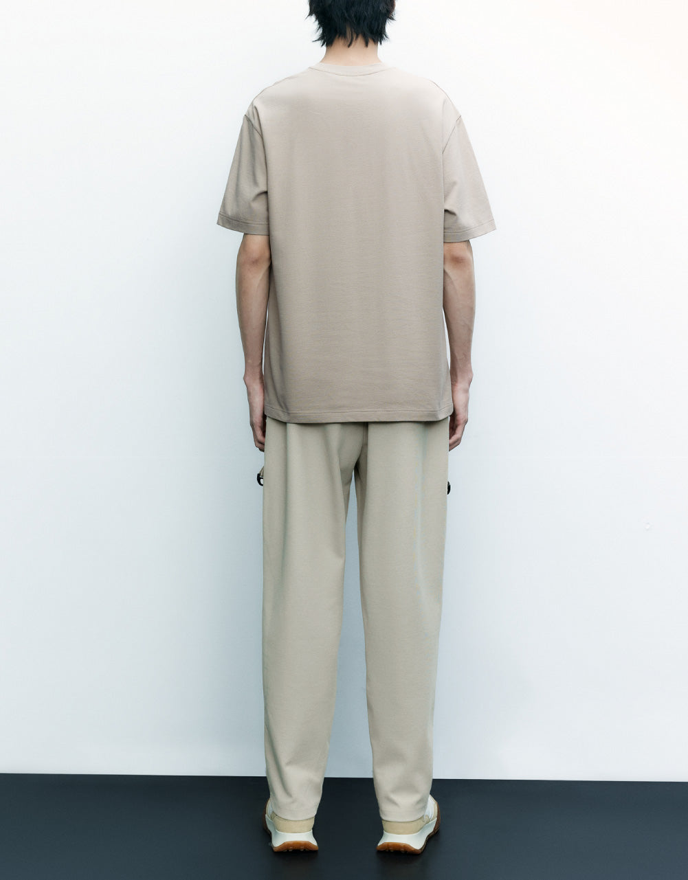 Letter Detail Crew Neck T-Shirt