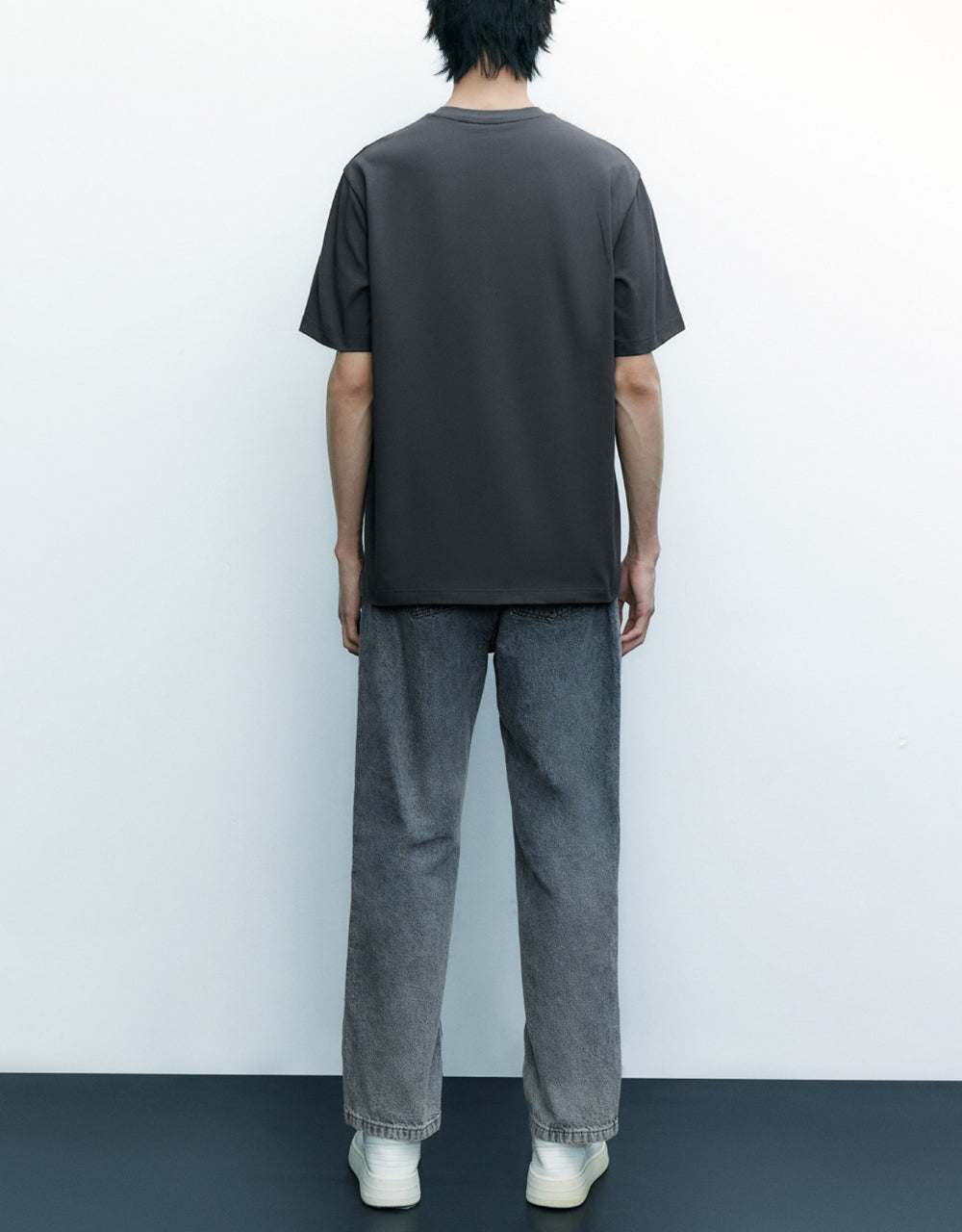 Letter Printed Crew Neck T-Shirt