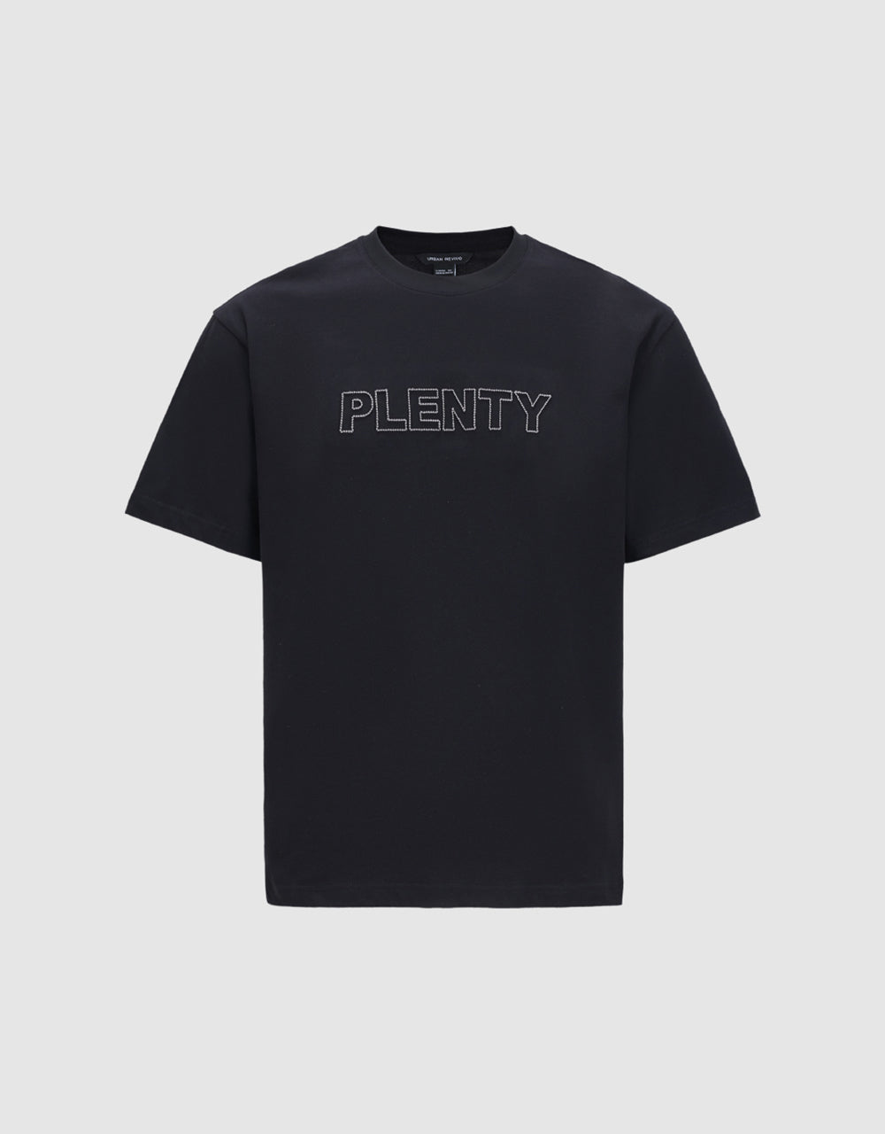 Letter Printed Crew Neck T-Shirt