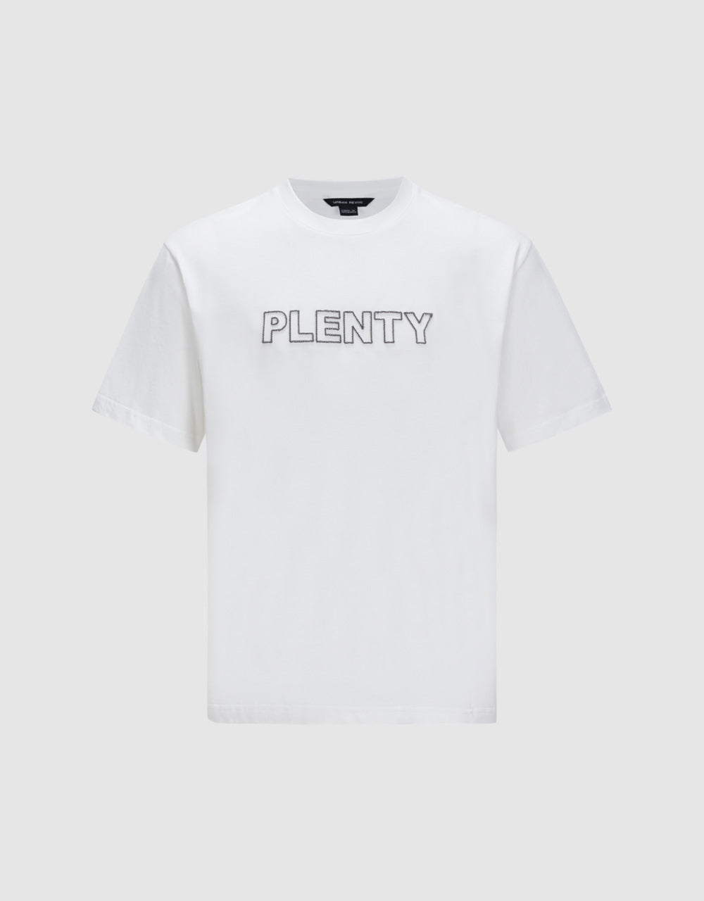 Letter Printed Crew Neck T-Shirt