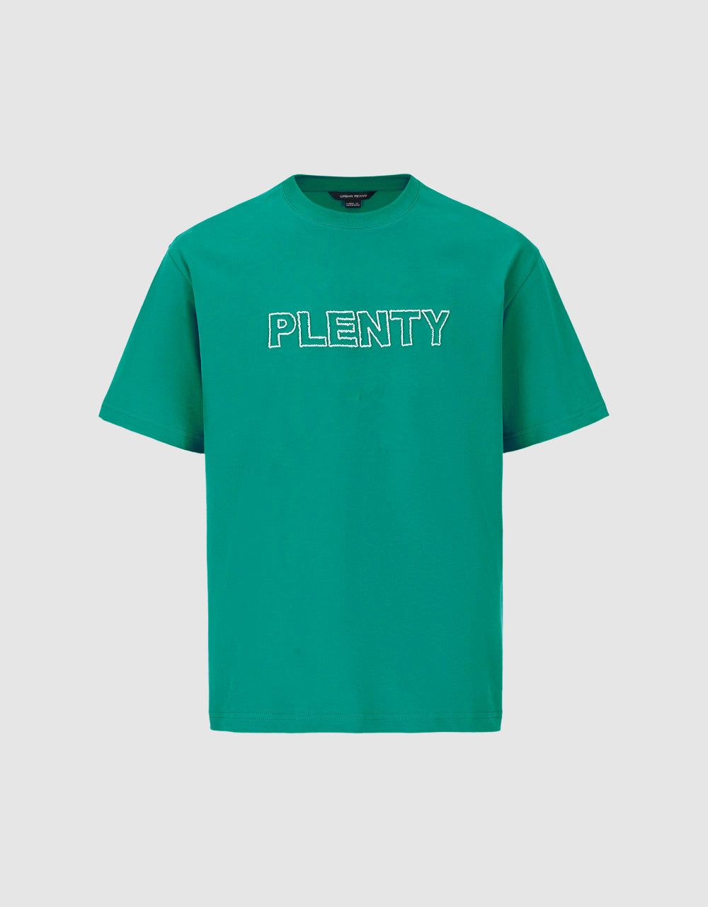 Letters Printed Knitted T-Shirt