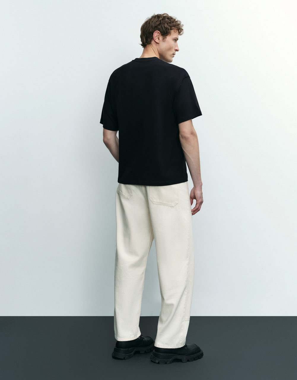 Crew Neck Knitted T-Shirt