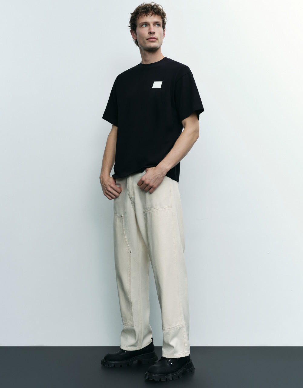 Crew Neck Knitted T-Shirt