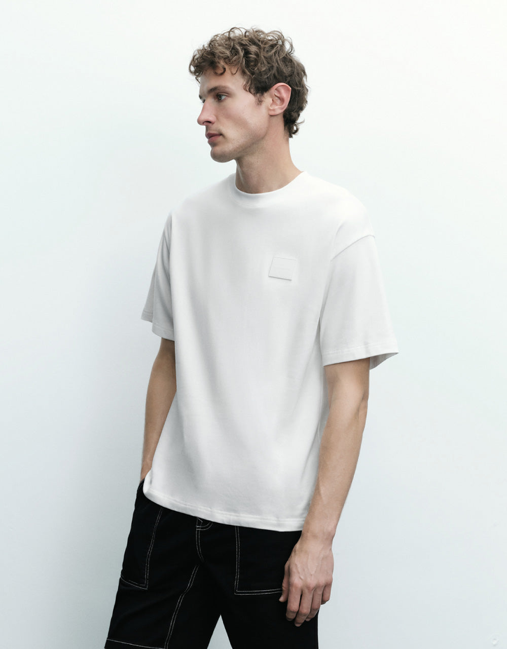 Crew Neck Knitted T-Shirt