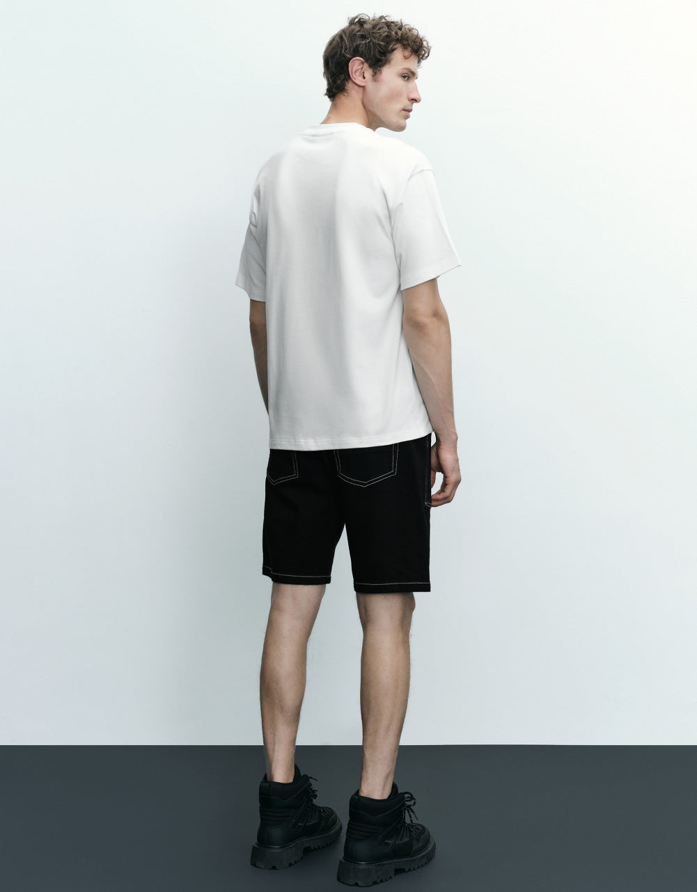 Crew Neck Knitted T-Shirt