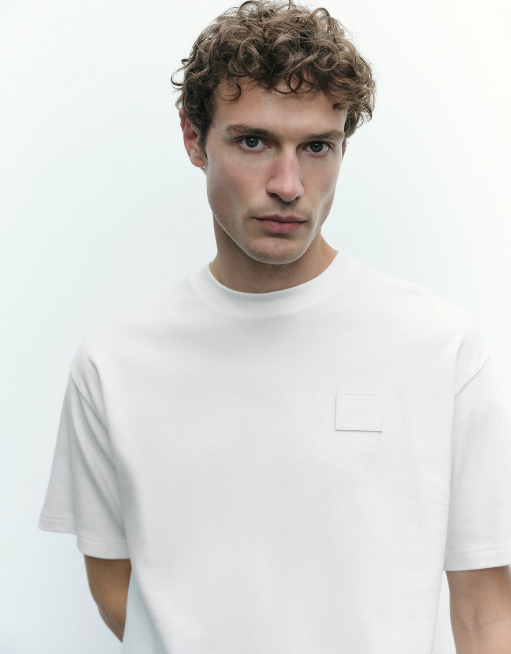 Crew Neck Knitted T-Shirt