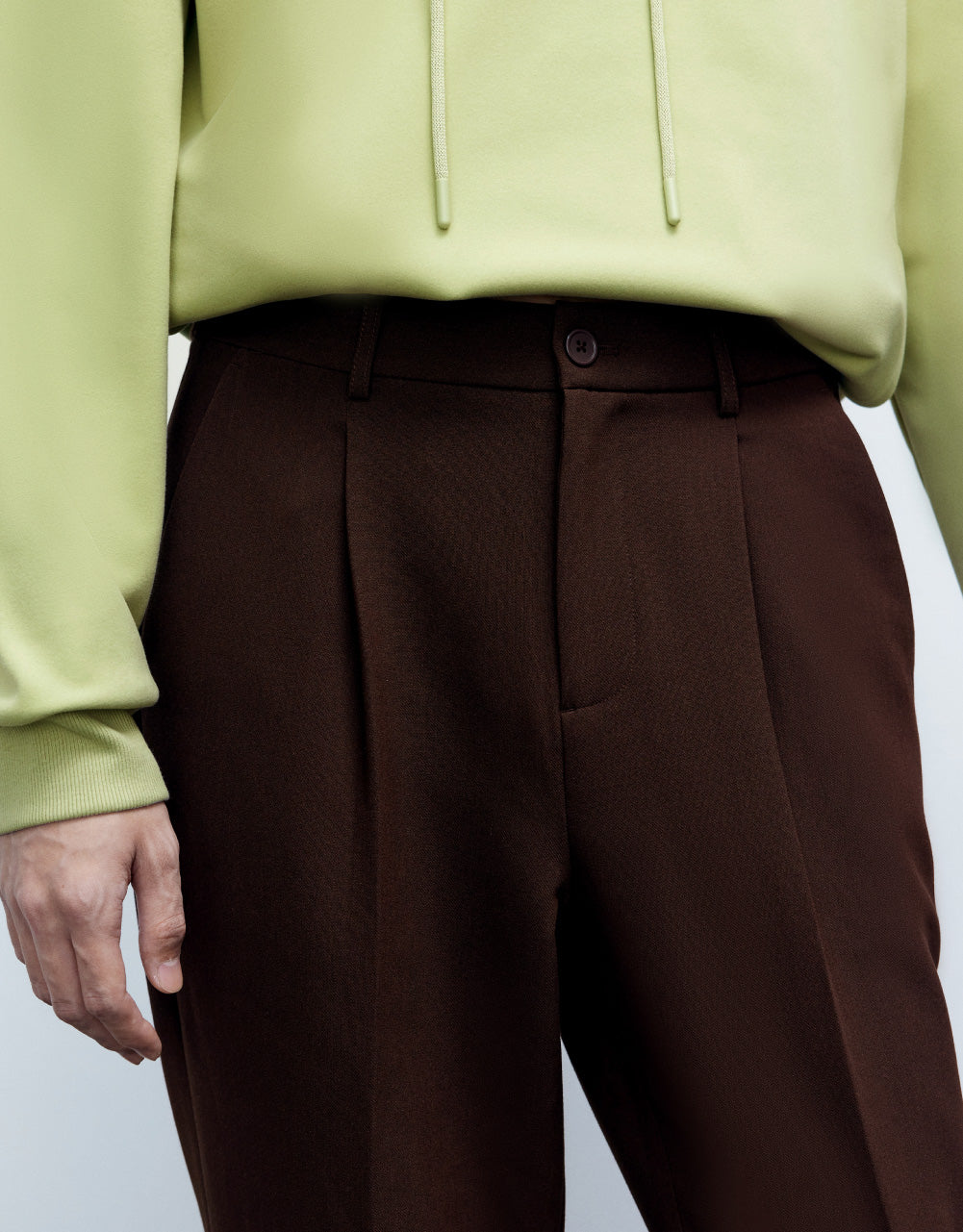 Loose Fit Straight Trousers