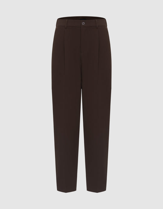 Loose Fit Straight Trousers