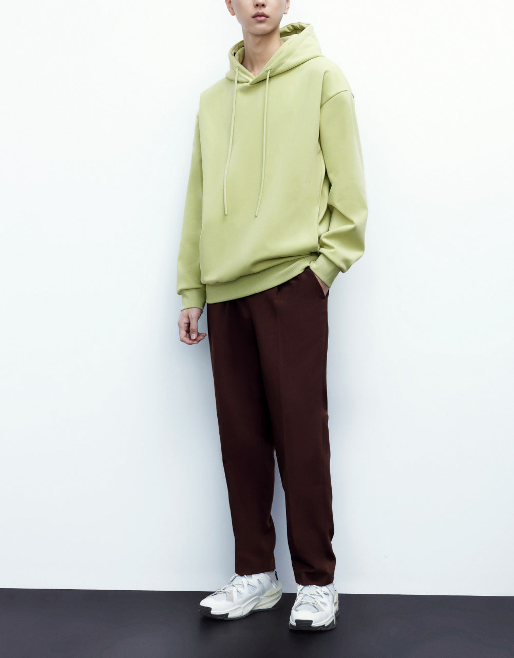 Loose Fit Straight Trousers