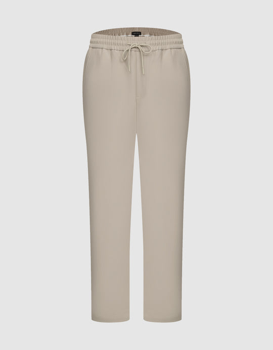 Drawstring Waist Straight Pants