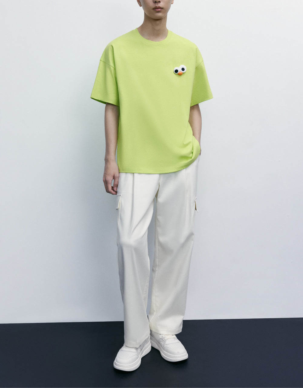 Oversized Straight Pants With Pockets