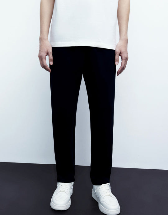 Drawstring Waist Knitted Pants