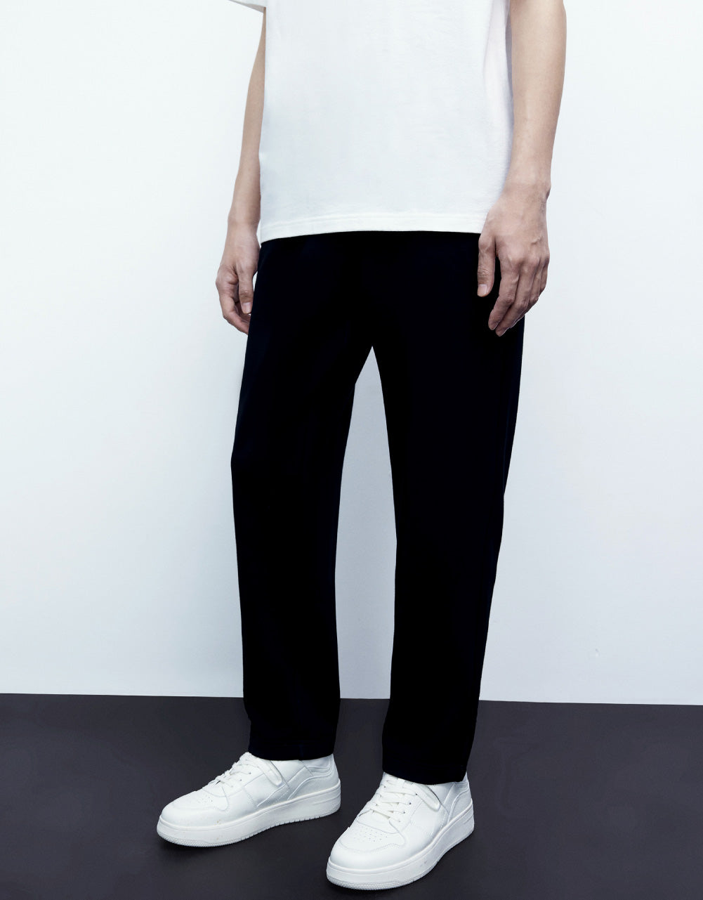 Drawstring Waist Knitted Pants
