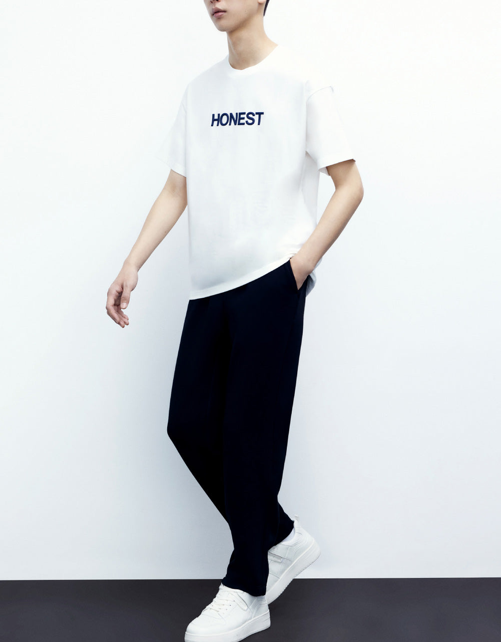 Drawstring Waist Knitted Pants