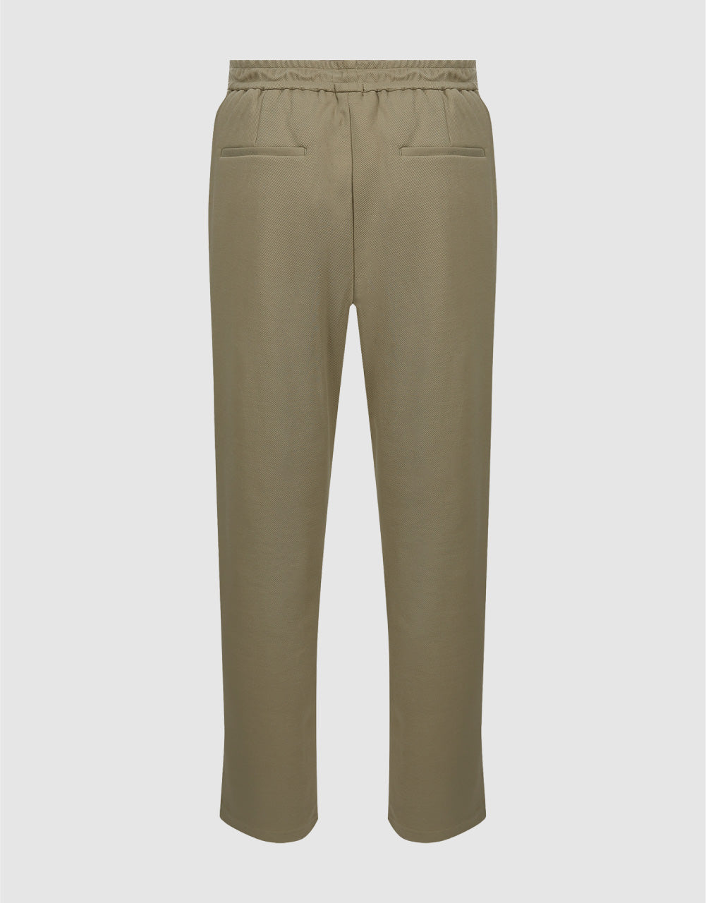 Drawstring Waist Straight Pants