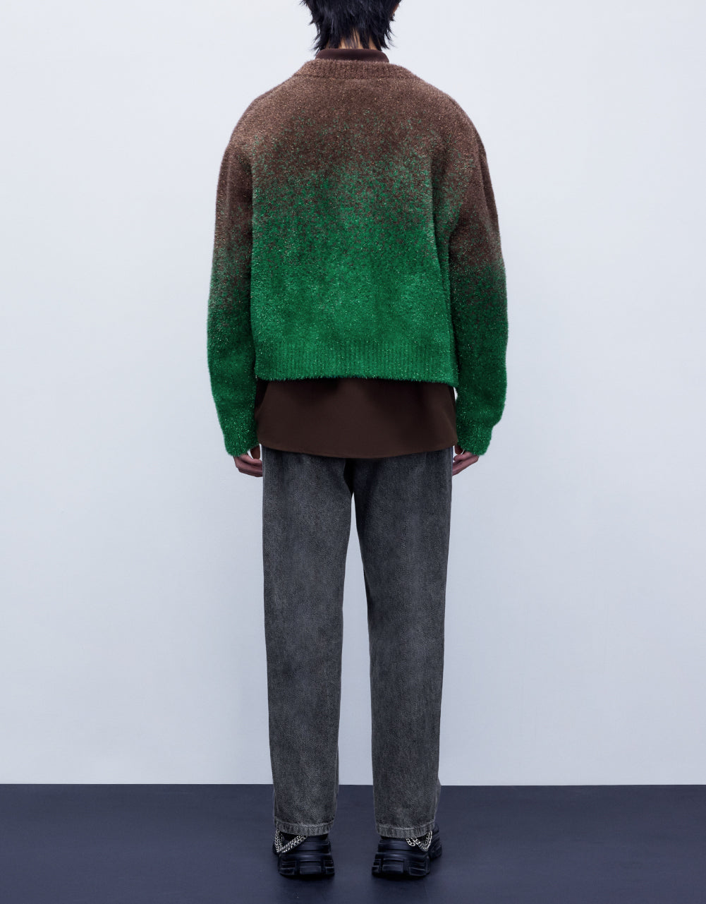 Constrast Knitted Cardigan