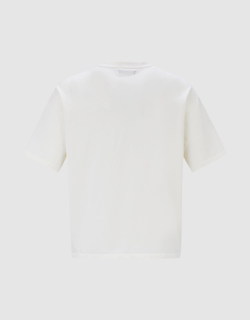 Pocket Detail Crew Neck Knitted T-Shirt