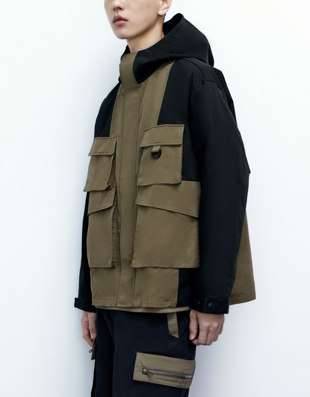 Colorblock Hooded Jacket