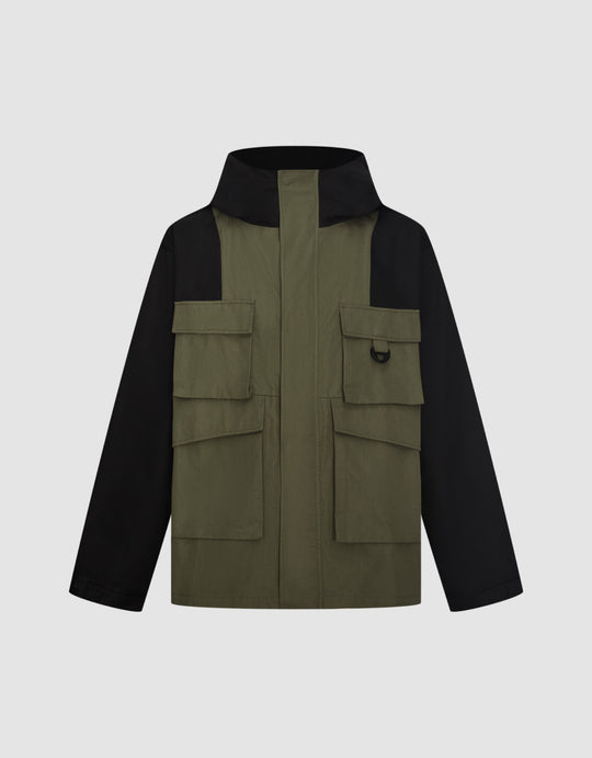 Colorblock Hooded Jacket