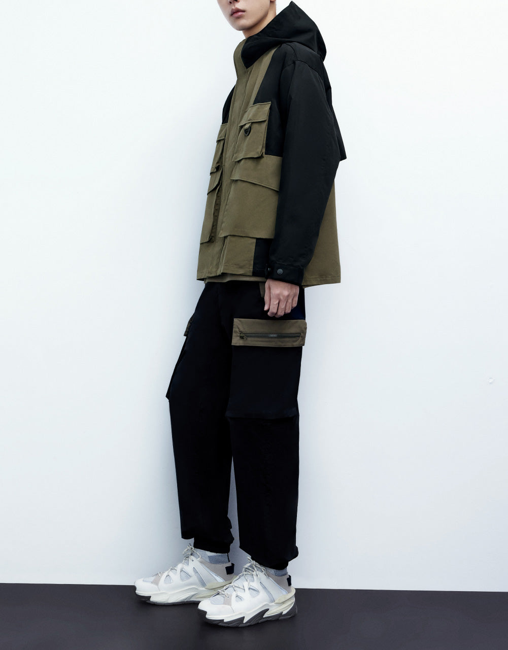 Colorblock Hooded Jacket