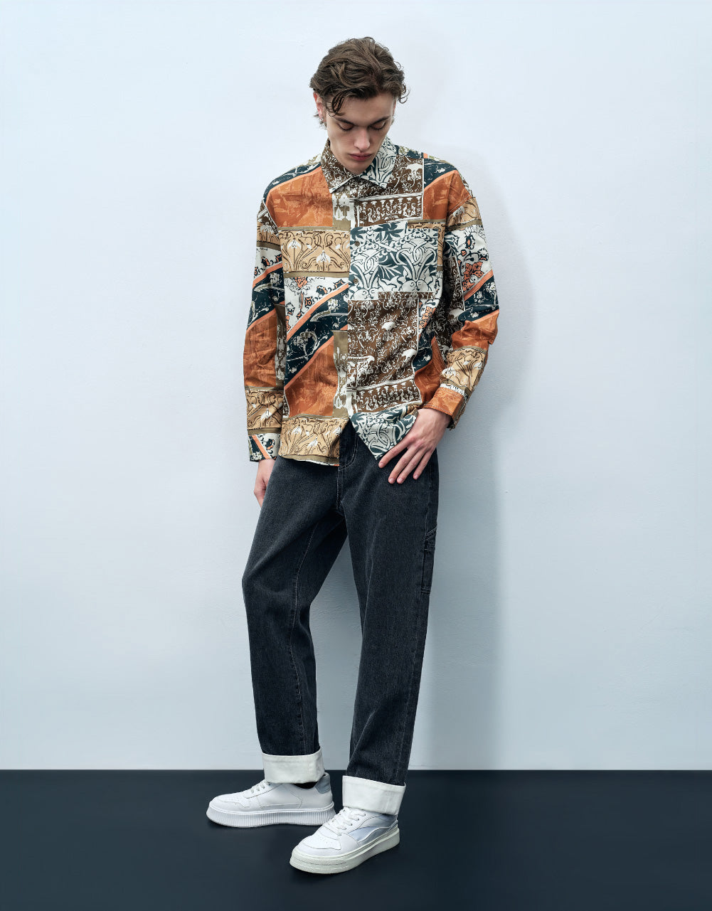 Contrast Colors Shirt