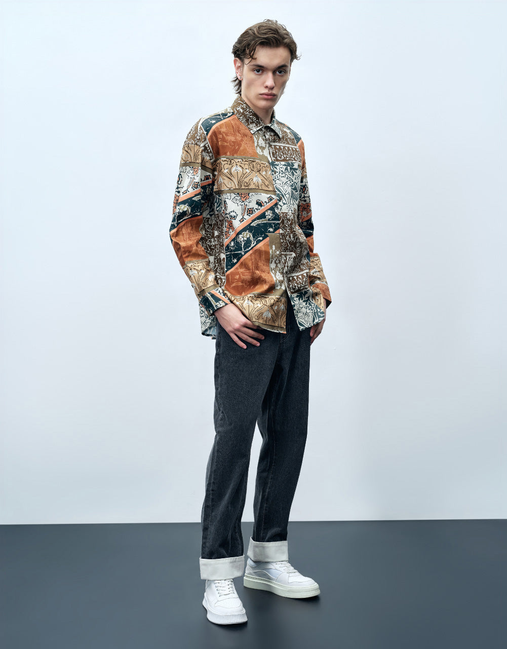 Contrast Colors Shirt