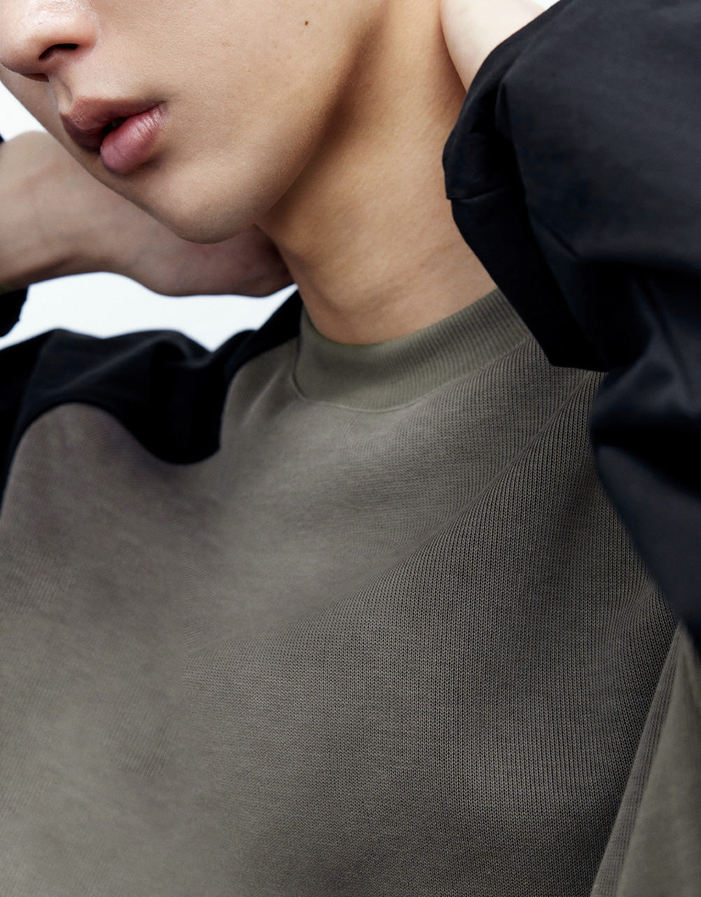 Contrast Crew Neck T-Shirt