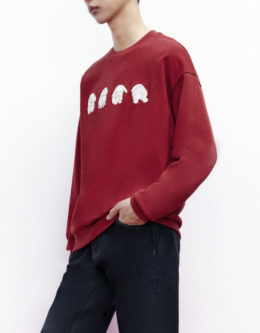 Bunny Print Sweatshirt