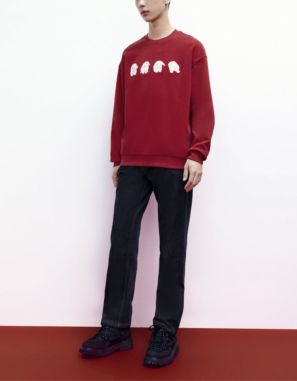 Bunny Print Sweatshirt