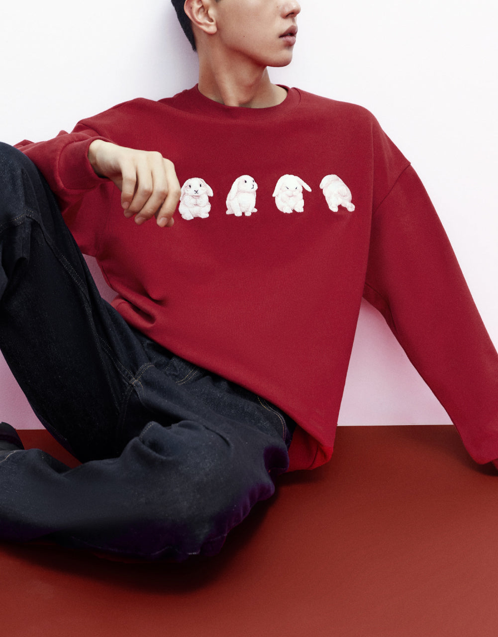 Bunny Print Sweatshirt