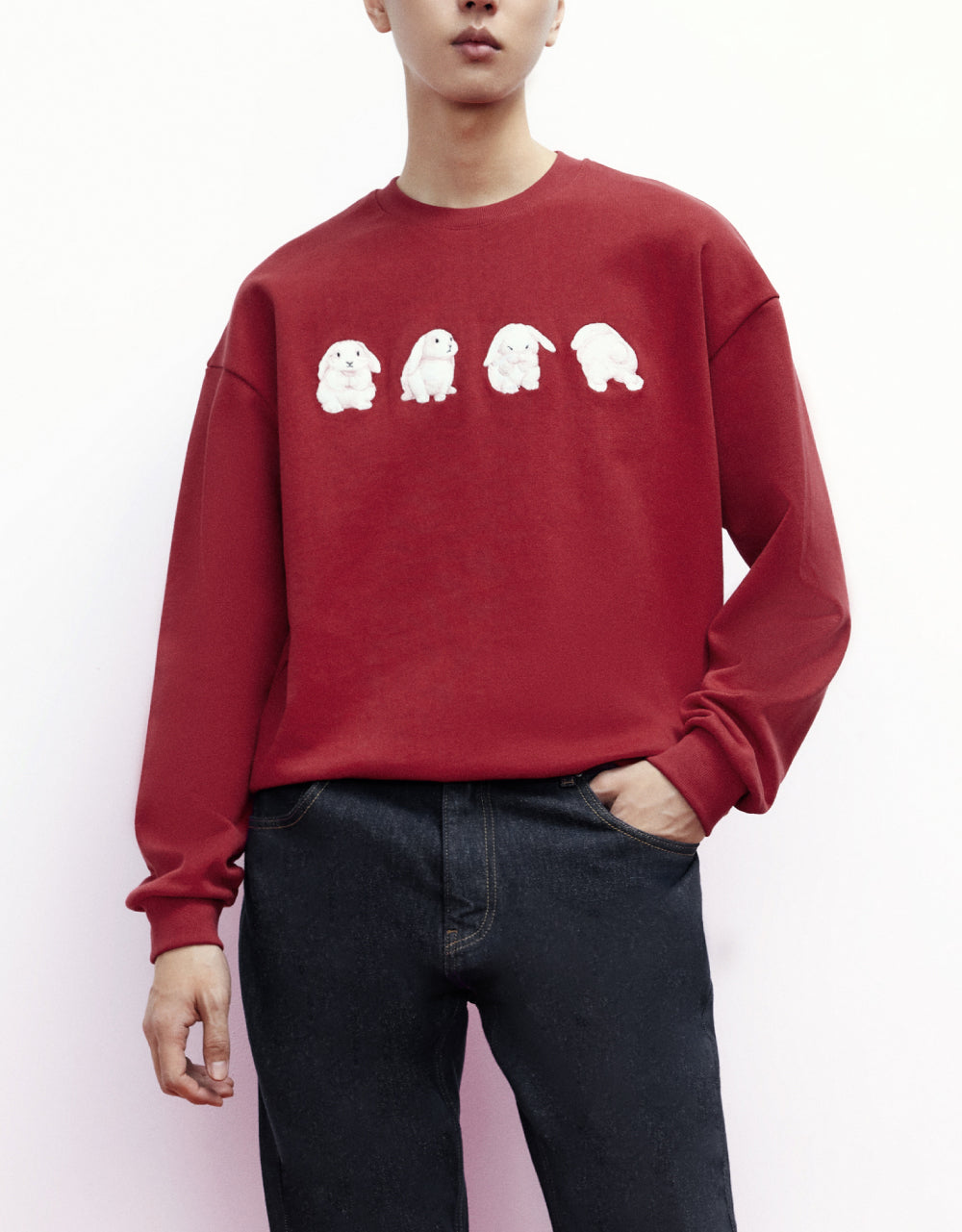 Bunny Print Sweatshirt