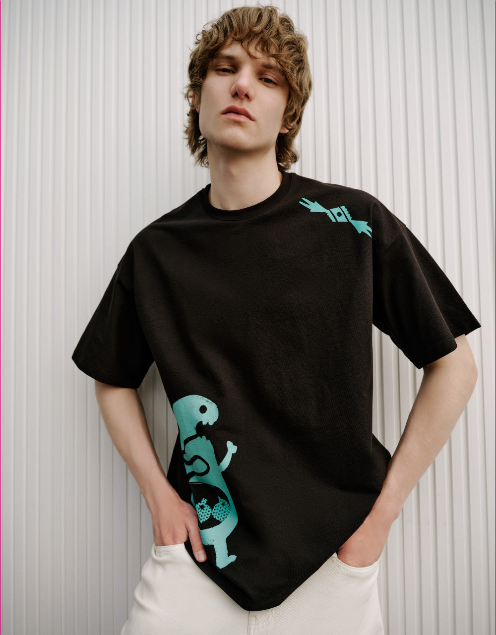 Printed Crew Neck T-Shirt
